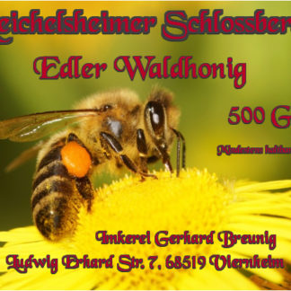 Edler Wald-Honig im 500 Gramm Glas